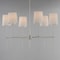 Maxim Lighting Huntington 6-Light Chandelier 32366WTSN - alternate 3